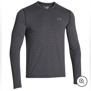 Under Armour Men's Cold Gear Infrared Long Sleeve Top - Black, LARGE